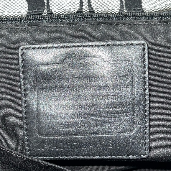 Coach Black and Gray Signature Tote Bag - Picture 6 of 15